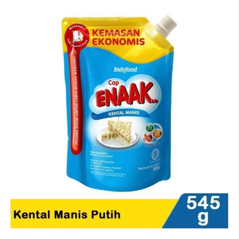 

susu kental manis cap enak enaak kemasan pouch 545gr