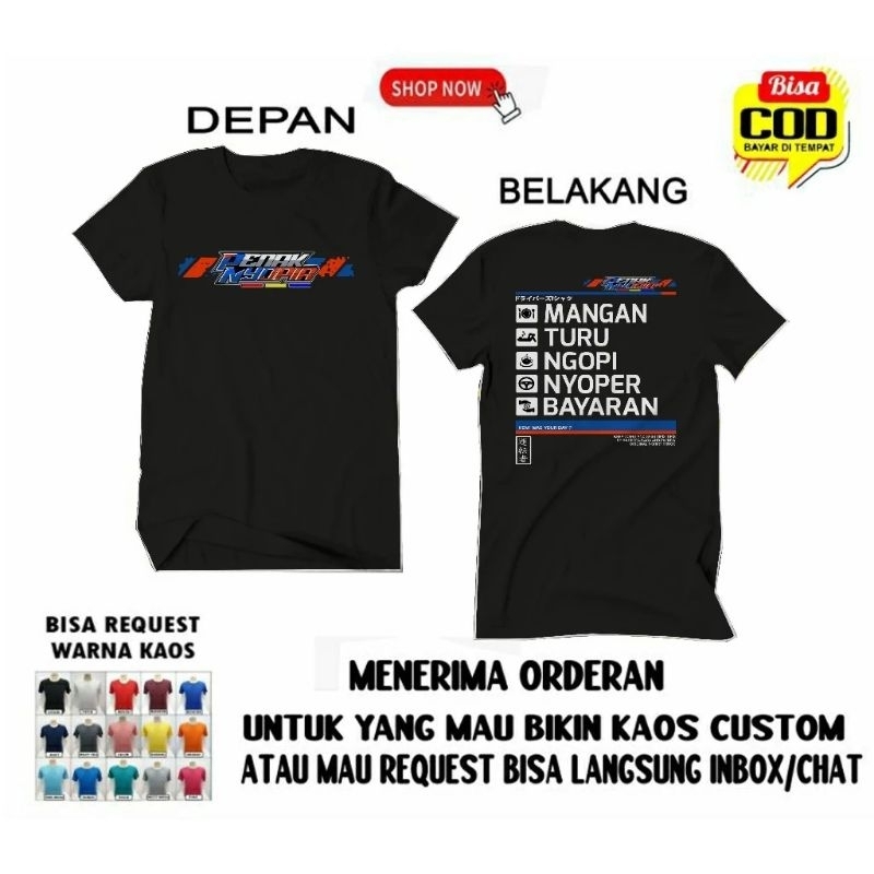 Kaos Truck Penak Nyopir Terbaru/Kaos Truck Distro Penak Nyopir/Kaos Sopir Truck Penak Nyopir Terlari