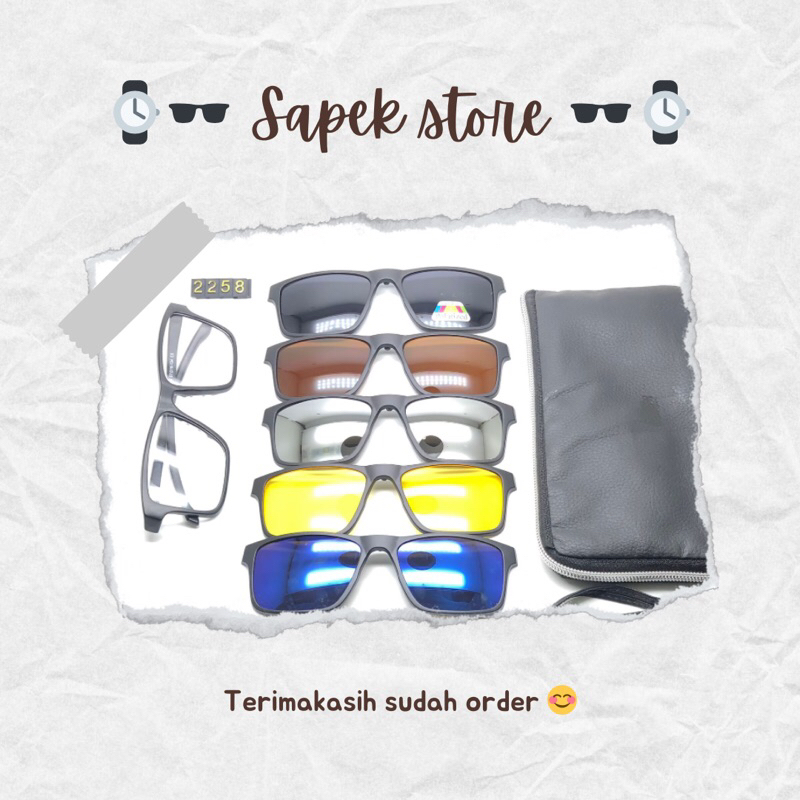 KACAMATA CLIP ON POLARIZED 2258