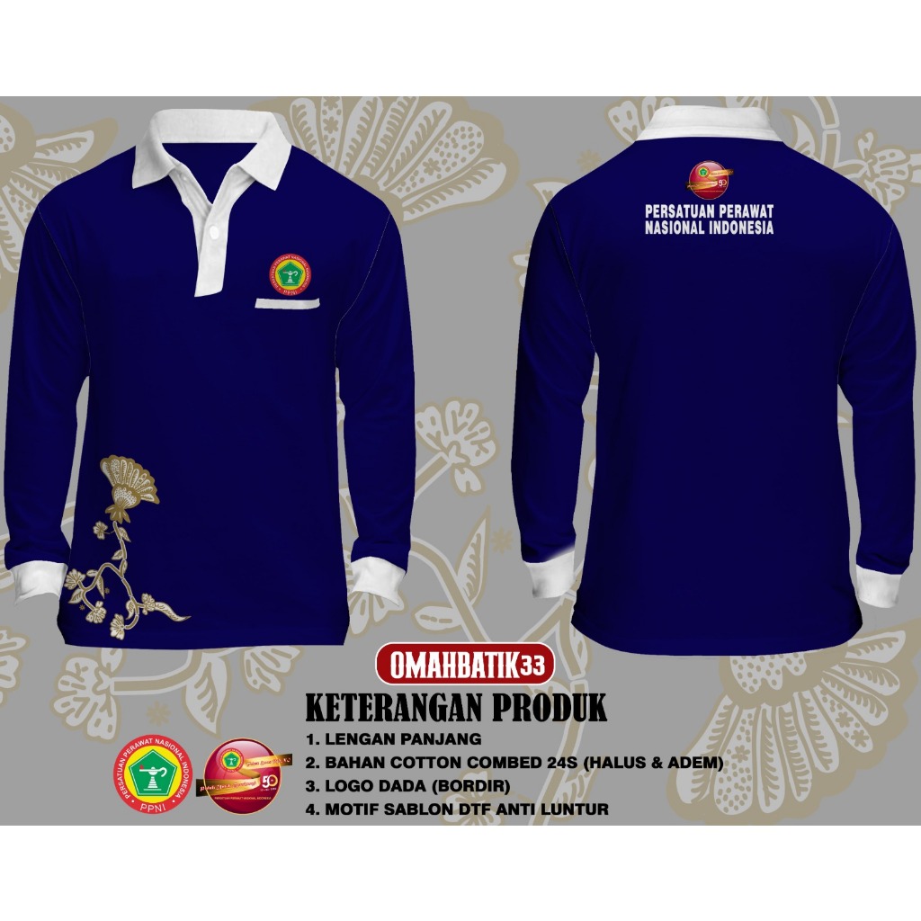 KAOS HUT PPNI 2024| KAOS DIRGAHAYU PPNI| KAOS PERAWAT INDONESIA