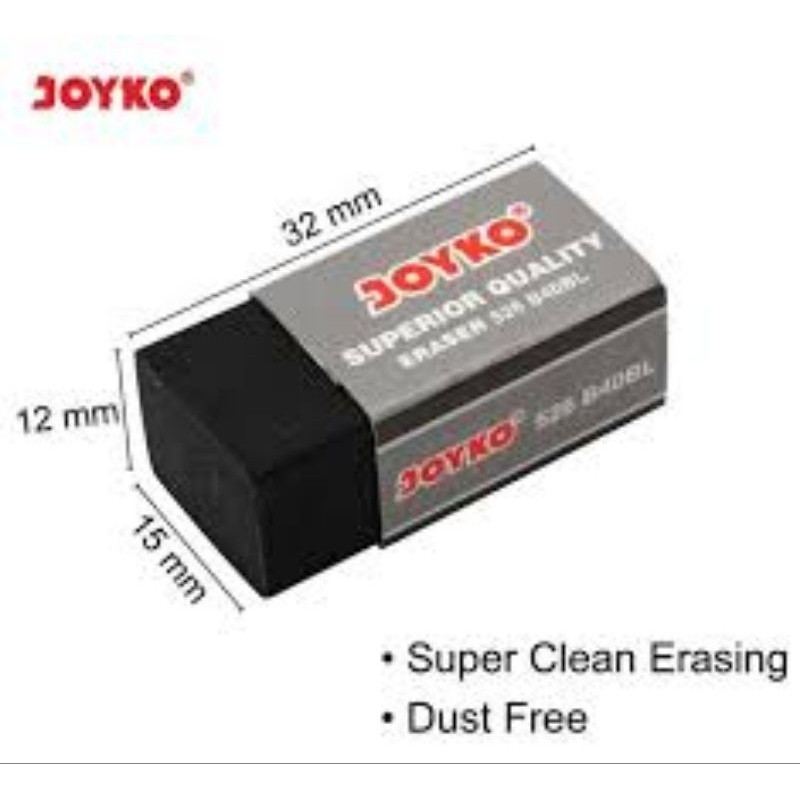 

Penghapus Joyko Kecil HITAM ( Eraser 526-B40BP )