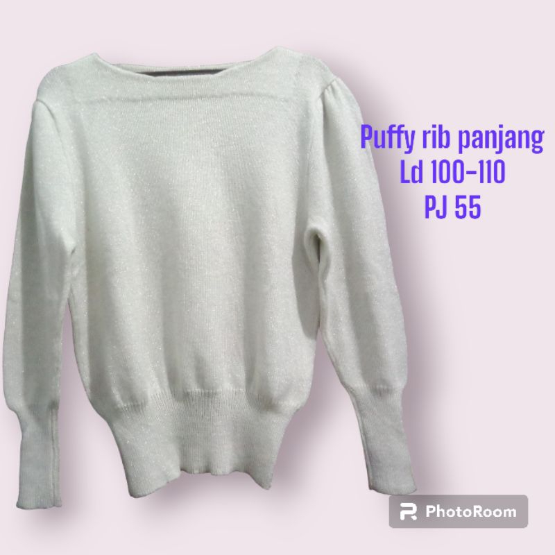 Atasan Rajut Premium brand, balon, puffy, lidi2