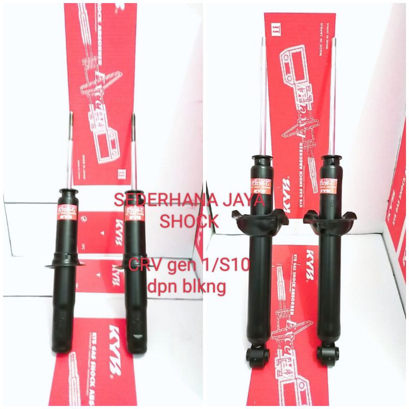 shock absorber shockbreaker merk kyb Excel-G CRV gen 1-S10 depan belakang