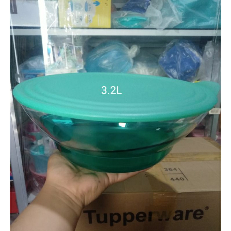 Eleganzia bowl tosca 3.2L/Wadah bertutup serbaguna Tupperware ORI