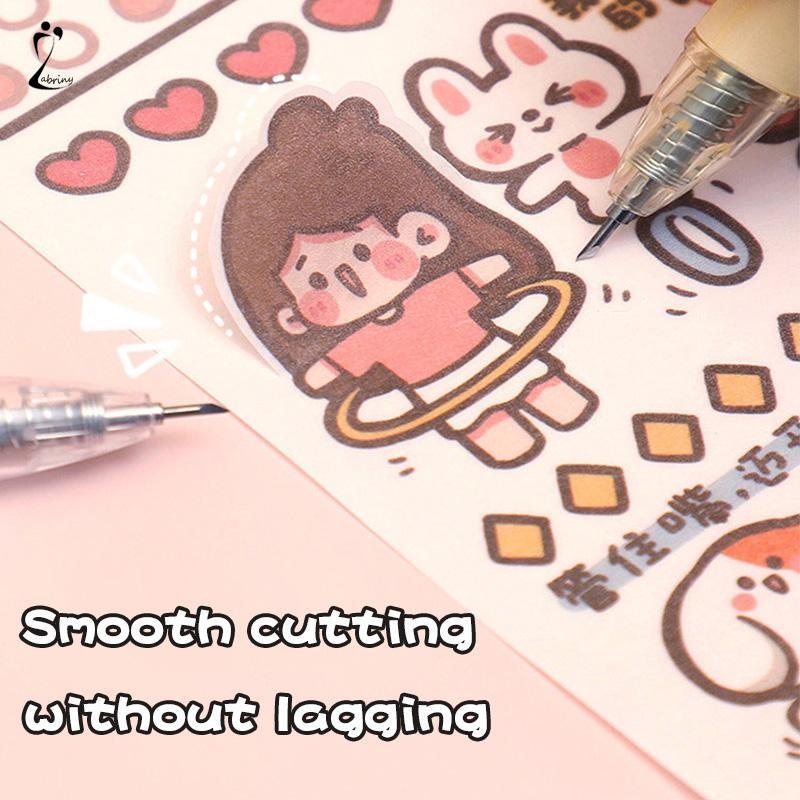 

Pen Cutter Sticker/ PENA PISAU STIKER/ PULPEN PISAU PENCIL KNIFE CUTTER / PISAU STIKER