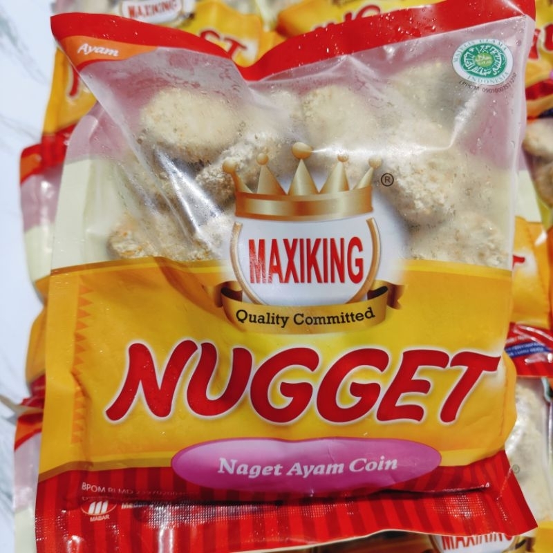 

Maxiking Nugget ayam coin 500gr
