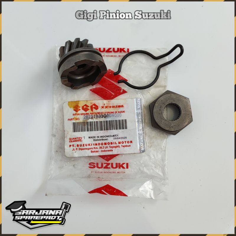 Gigi Gir Gear Pinion Kick Stater Starter Selah Sla Motor Suzuki Nex Lets Address Shooter