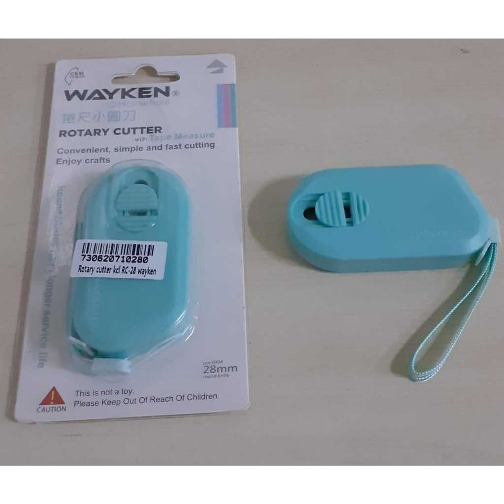 

Rotary Cutter 28 MM + Meteran / Alat Potong Bahan Wayken