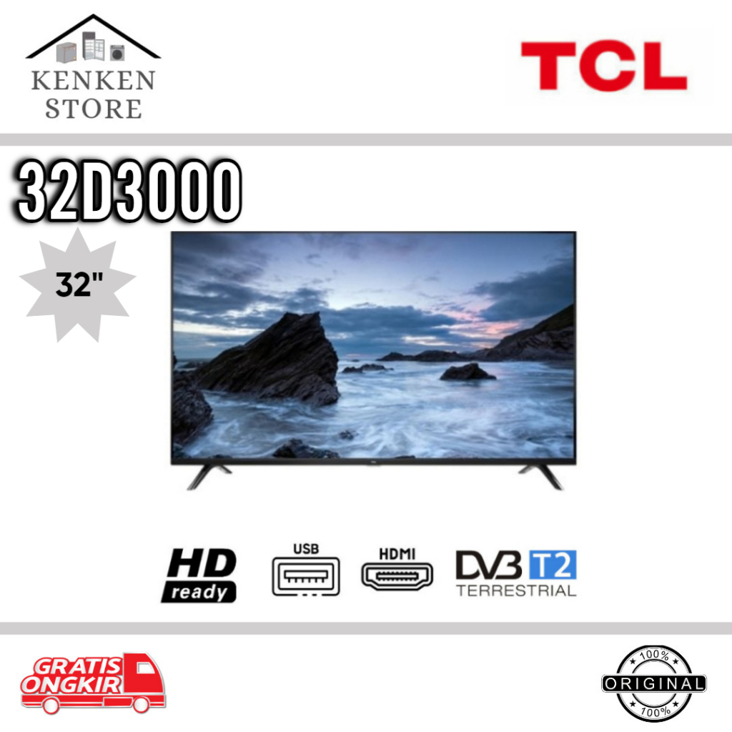 TV LED DIGITAL TCL 32D3000 32INCH