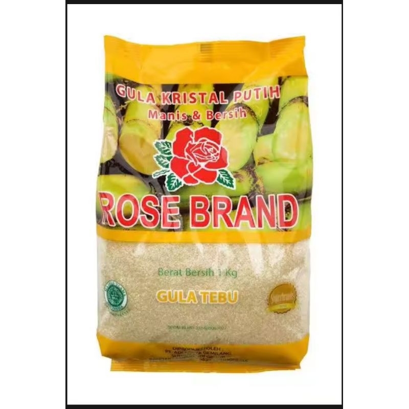 

gula rose brand kristal kemasan 1kg