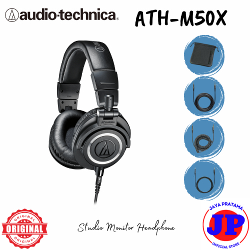 Audio Technica ATHM50X Studio Monitor Headphone Original ATH-M50X