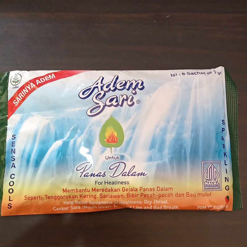 

Adem sari isi 8 sachet