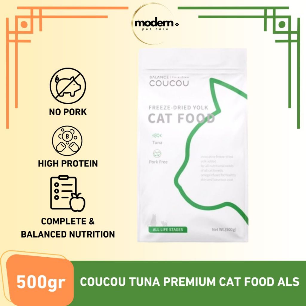COUCOU Tuna Premium Cat Food All Life Stages Freshpack 500gr