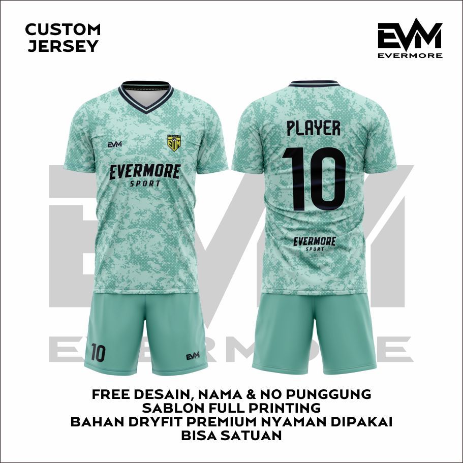 Jersey Jade Jaguars Bebas Request Nama Full Printing Dryfit Evermore Apparel