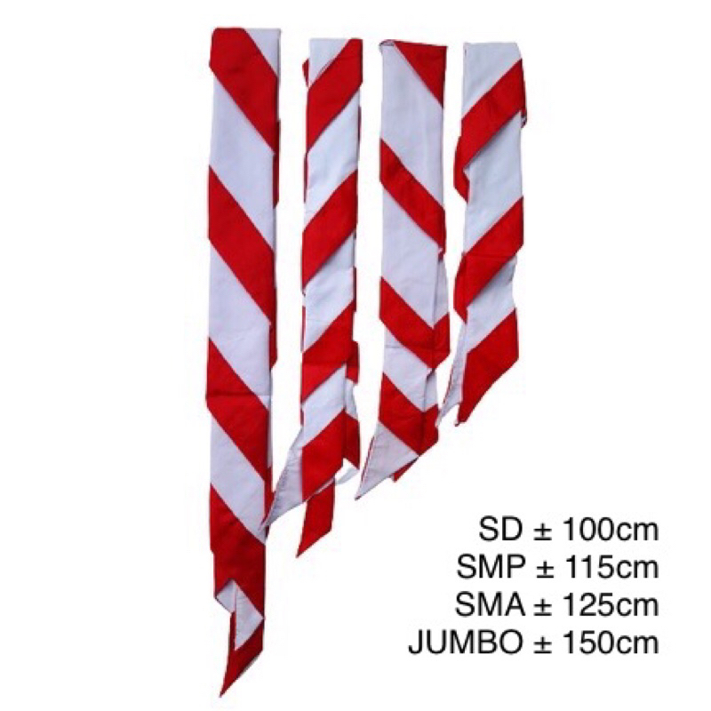 hasduk/kacu pramuka merah putih/pria dan wanita. SD.SMP.SMA