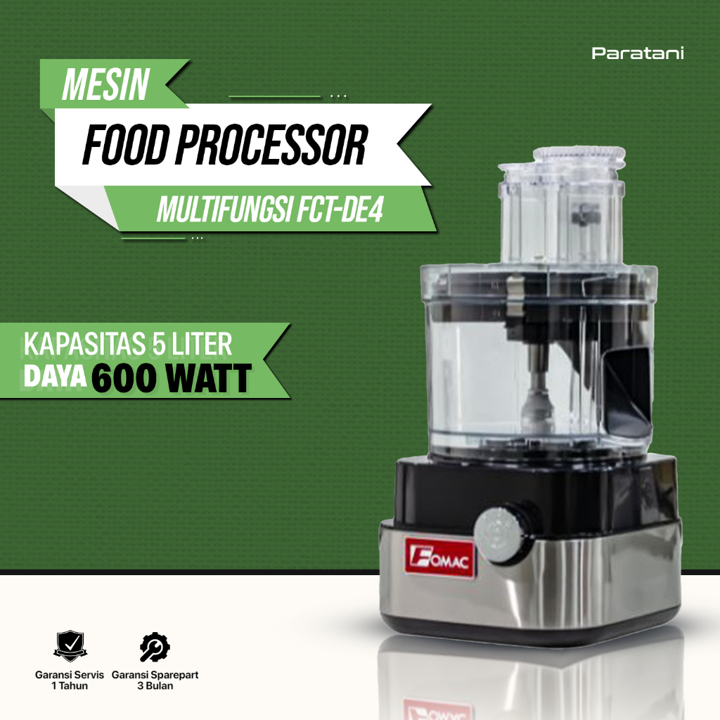 Mesin Pemotong Kentang Wortel Dadu Alat Chopper Daging Multifungsi FCT-DE4 FOMAC