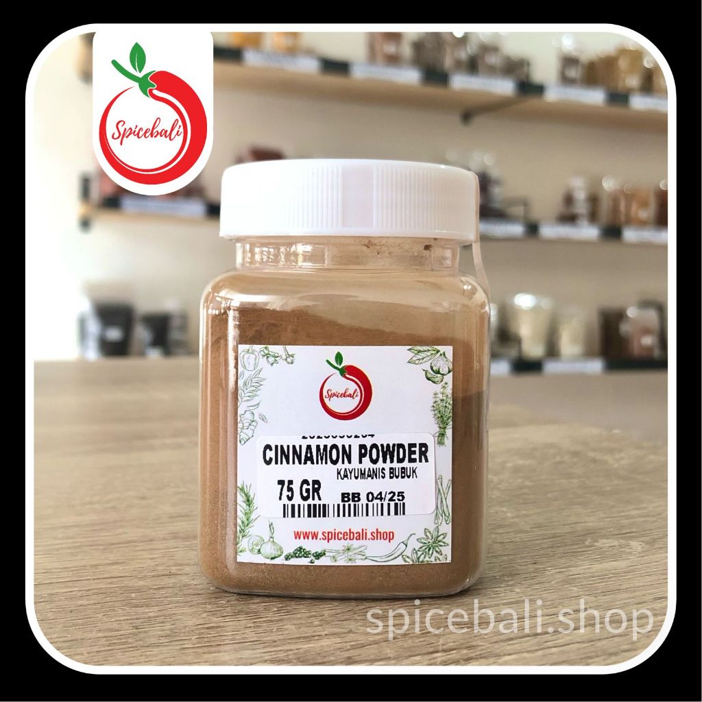 

Kayumanis Bubuk 75 gr / Cinnamon Ground 75 gr / Pure Cinnamon Powder