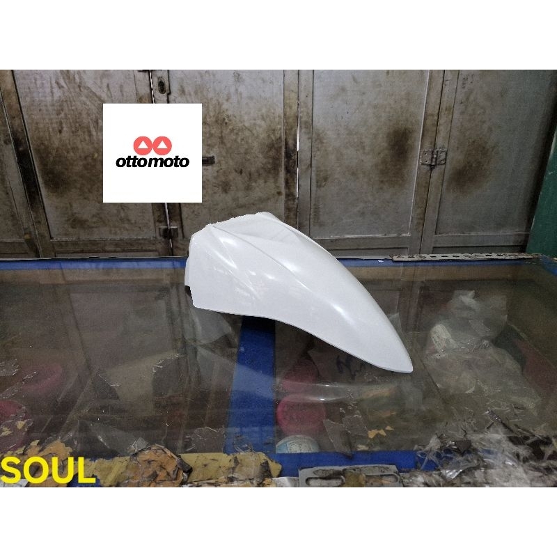 SPAKBOR DEPAN PUTIH MIO SOUL KARBURATOR 2008 - 2012