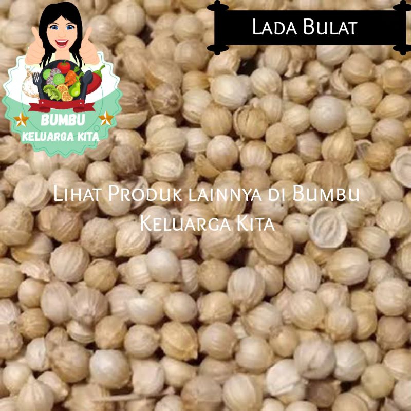 

Lada Bulat Putih Fresh / White Pepper 250Gram