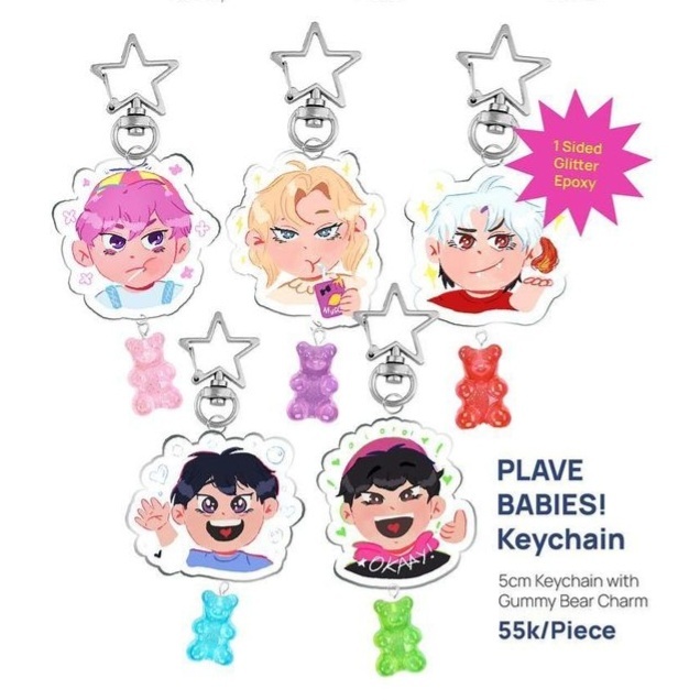 [BACA DESKRIPSI] PLAVE Keychain | Plave Fanmerchandise by @nadjarasp