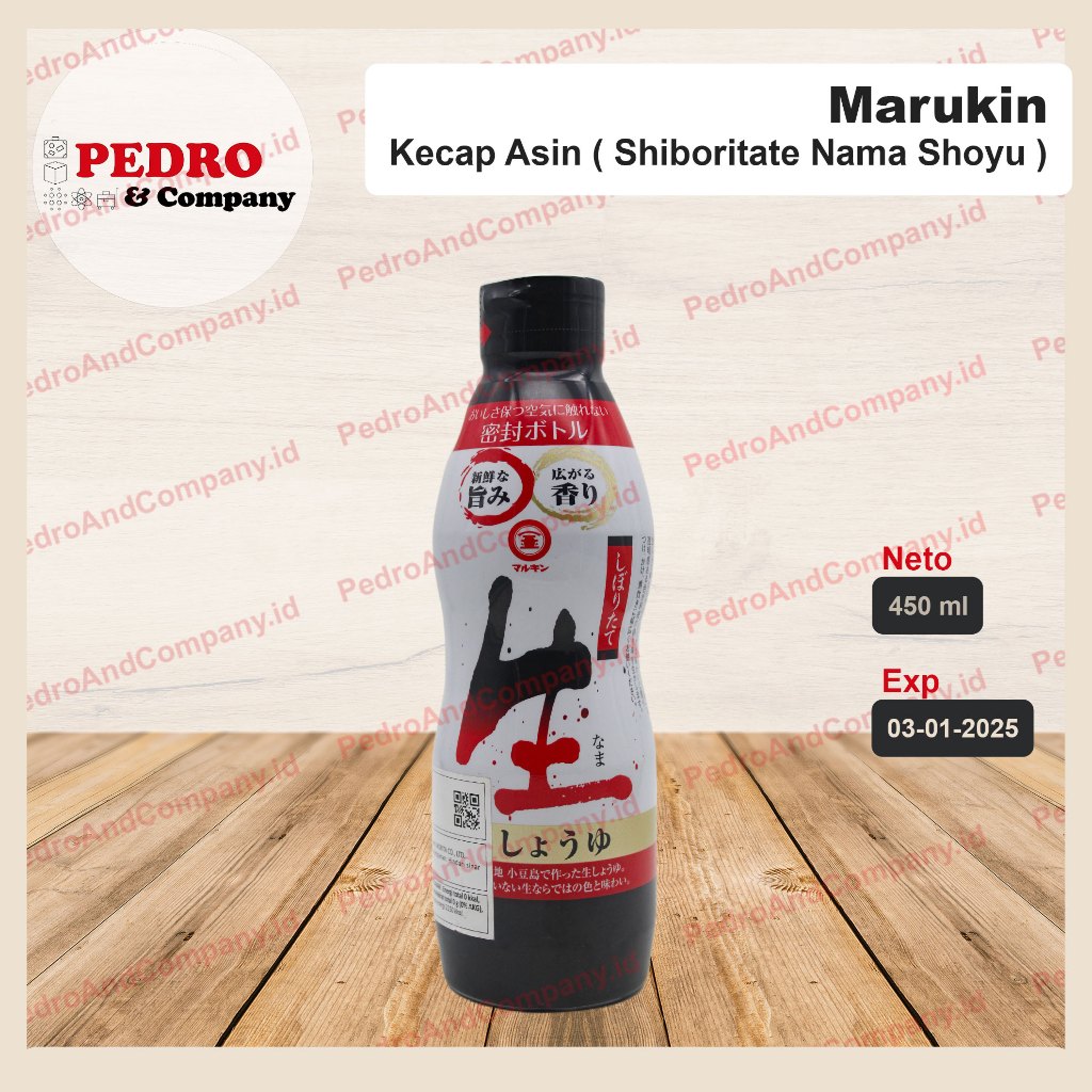 

Marukin Shiboritate Nama Shoyu 450 ml kecap asin jepang