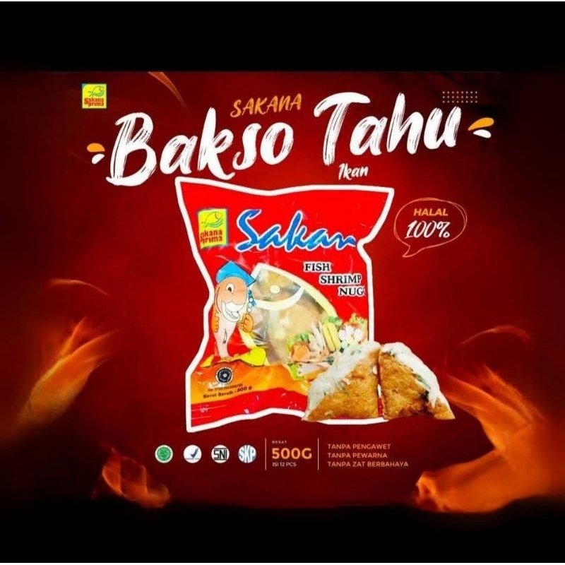 

Baso Tahu Sakana Bakso Tahu Sakana isi 12pcs 500gr