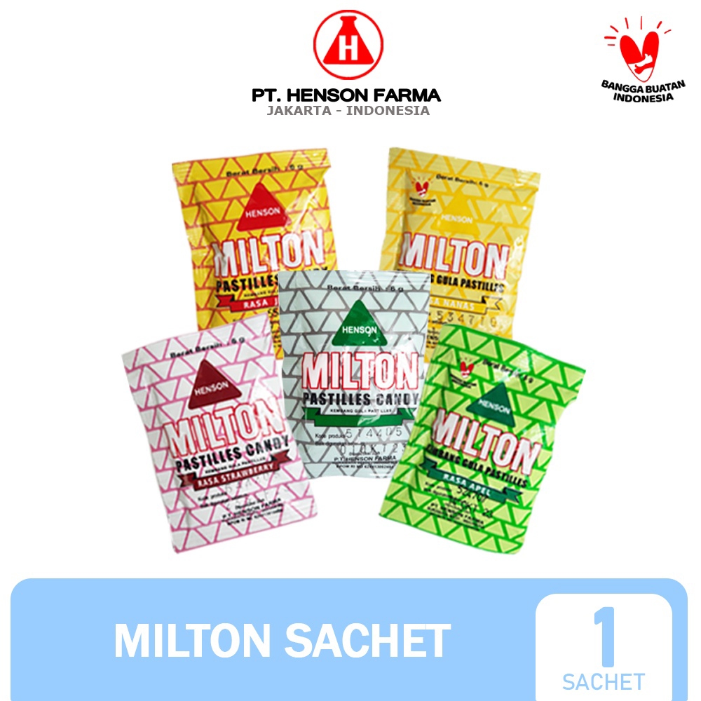 

Milton Pastilles Candy 1 Sachet 6gr (Rasa Random)