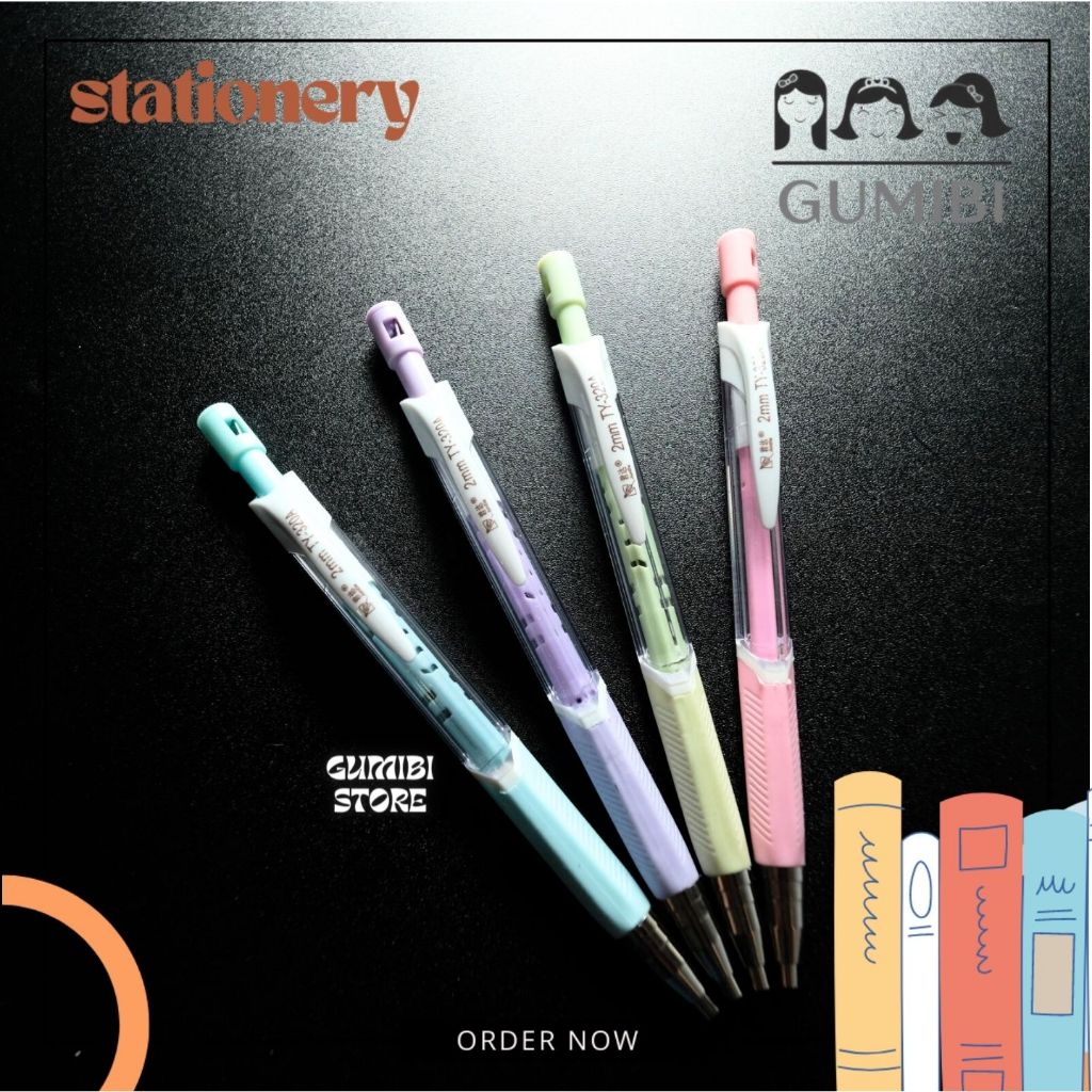

Pensil Mekanik Warna Ty-320A Pensil Cetek Ukuran 2.0mm Termurah