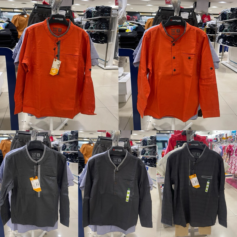 TWIST KIDS - SALE Kemeja Anak Laki-Laki (4-14 Tahun)