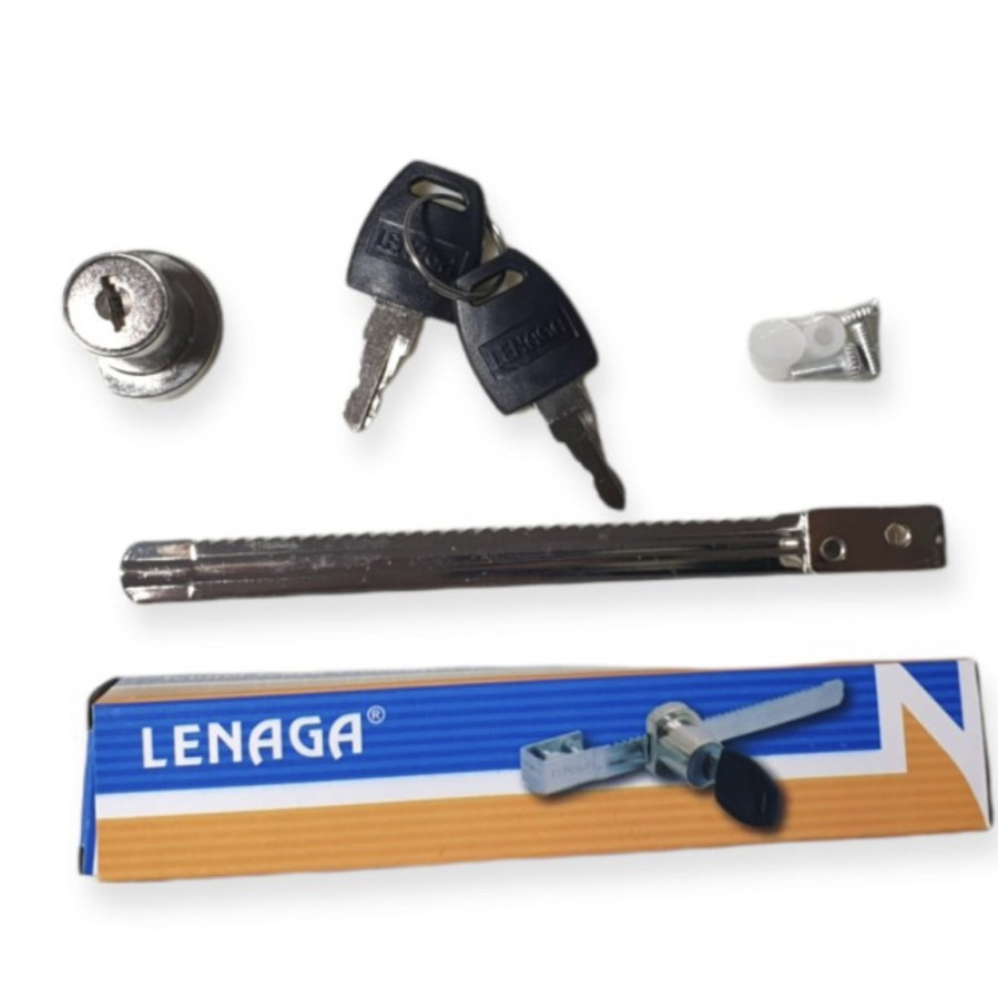 KUNCI KACA GESER / Kunci Etalase Kaca /  Sliding Lock/ Kunci Gergaji Kunci Kaca Etalase Sliding Gese