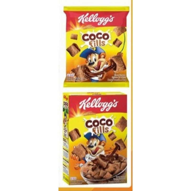 

Kellogg's Coco FillsSereal Gandum isi cokelatKemasan box 60/150 g