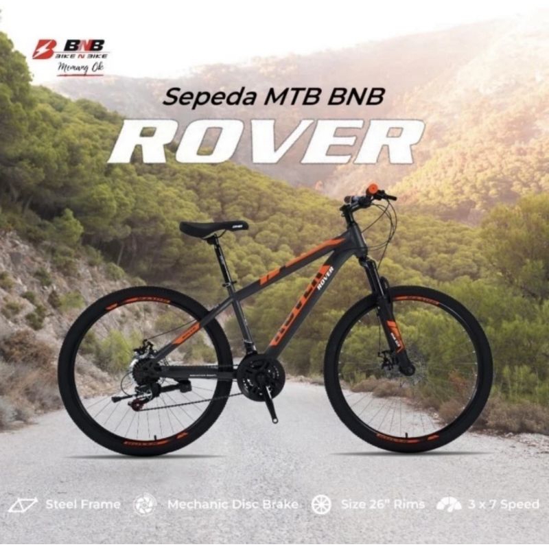 Sepeda Gunung MTB BNB 26 inch Rover