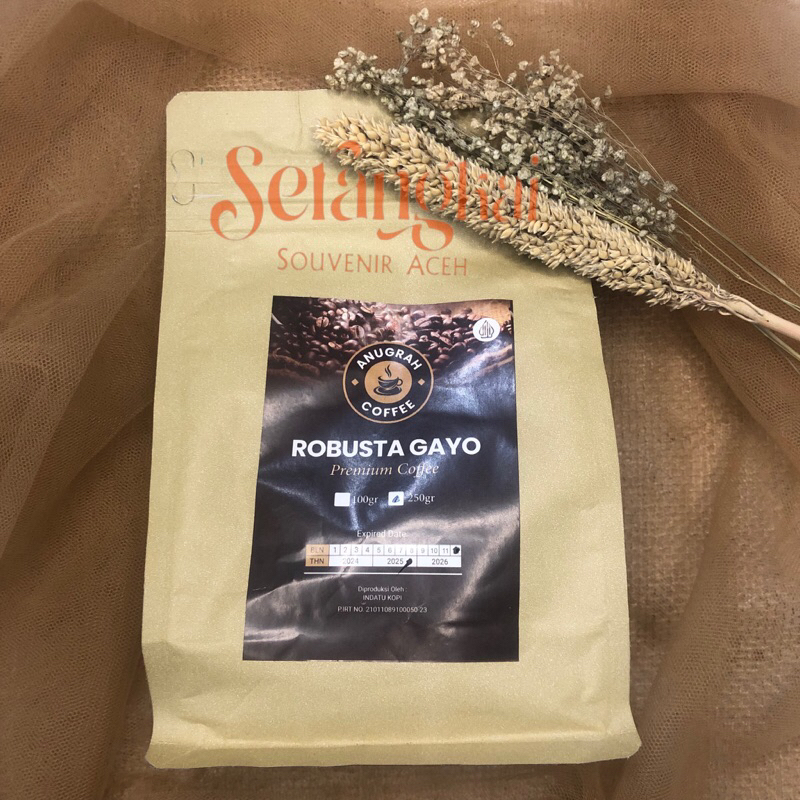 

Kopi Robusta Gayo Khas Aceh 250gr