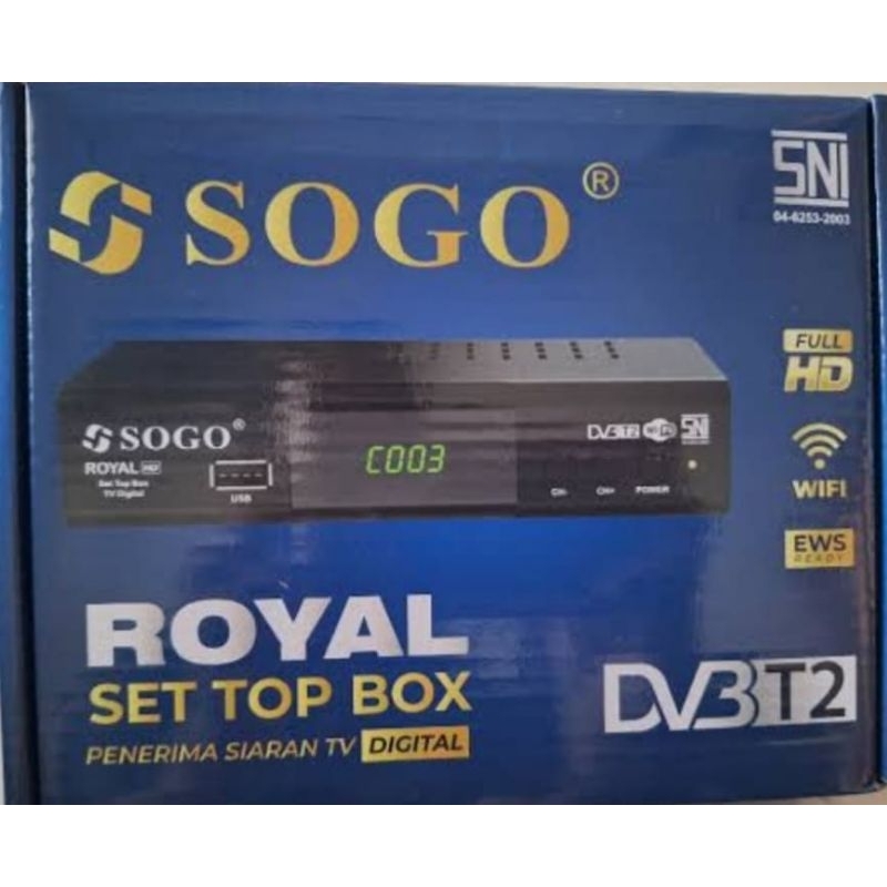 SET TOP BOX TV DIGITAL SOGO DV3T2 DIGITAL