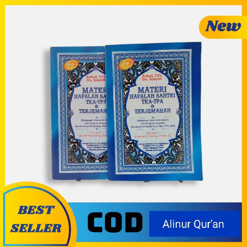 BUKU MATERI HAFALAN SANTRI TKA TPA DAN TERJEMAHAN