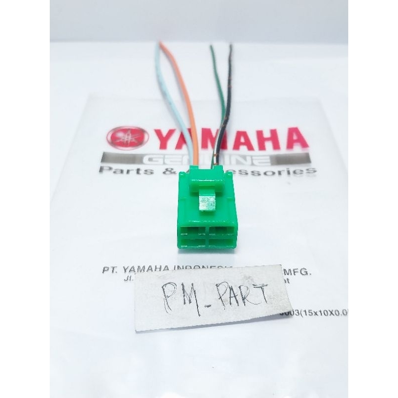 Kabel soket bendik relay stater pin 4 original part Yamaha Xeon Byson karbu