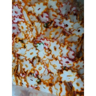 

KERUPUK BINTANG WARNA WARNI/KERUPUK BAWANG MENTAH WARNA WARNI