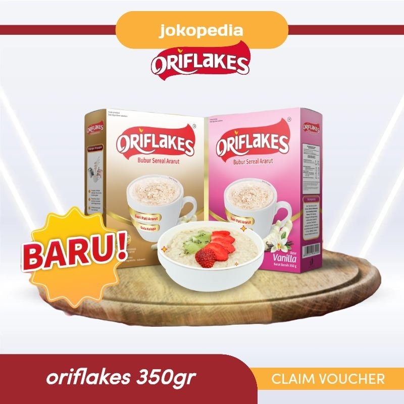 

ORIFLAKES SEREAL UMBI GARUT 350 GRAM