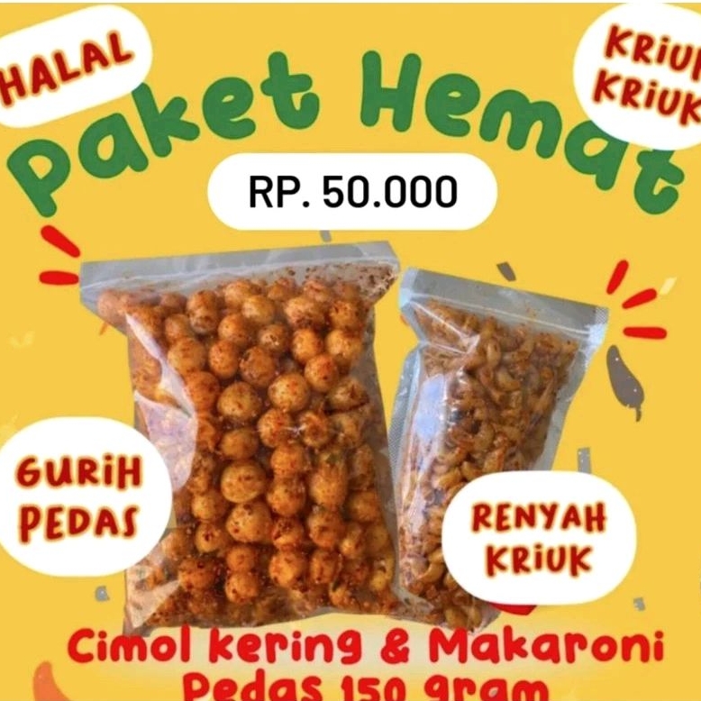 

MAMACIN - [PAKET HEMAT] PAHE CEMILAN KILOAN NYIKRUH ENDUL