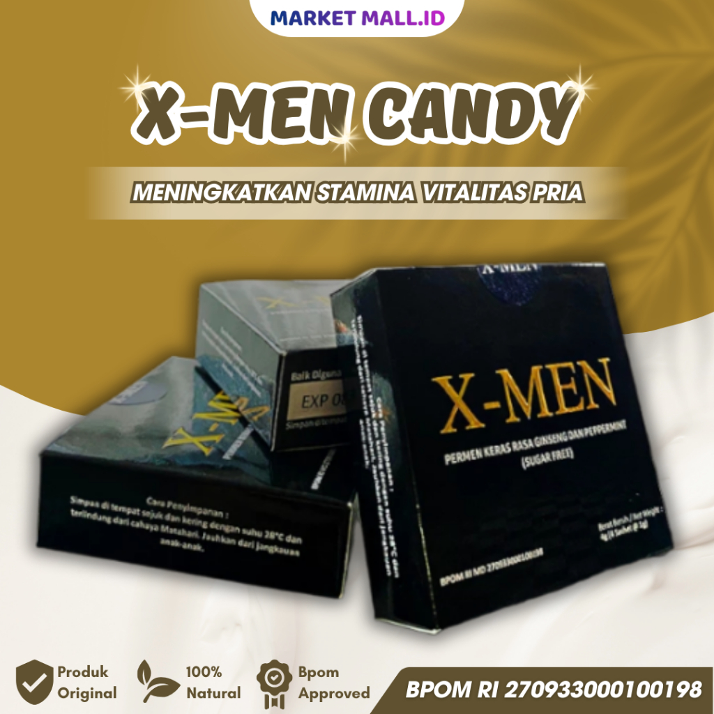 Permen Xmen Stamina Pria (isi 4 pcs)