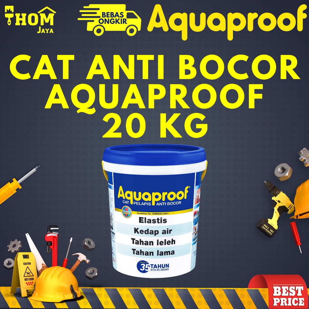 CAT PELAPIS ANTI BOCOR / CAT ANTI BOCOR - 20 KG - AQUAPROOF