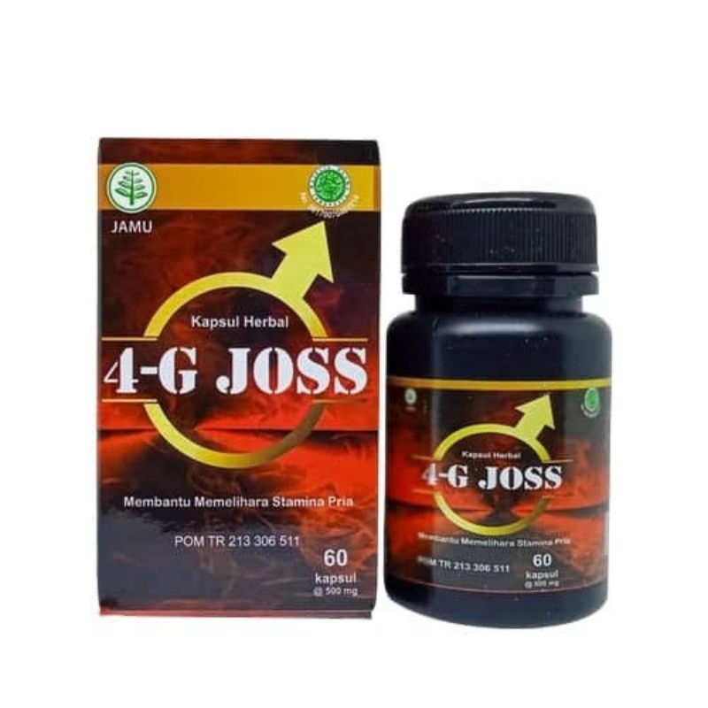 4G JOSS KAPSUL HERBAL MENINGKATKAN VITALITAS STAMINA PRIA