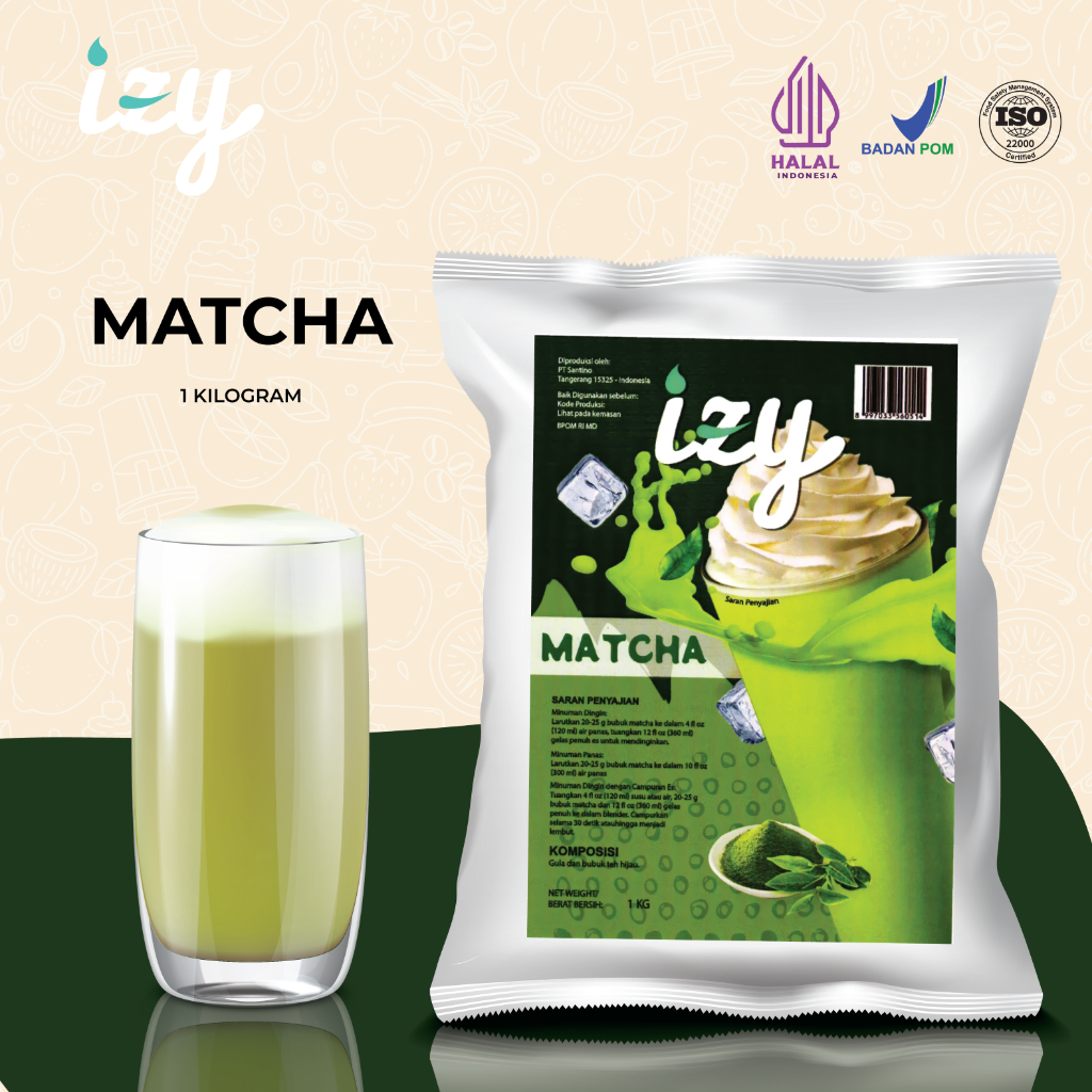 

Izy Powder Drink Matcha - Bubuk Minuman Matcha