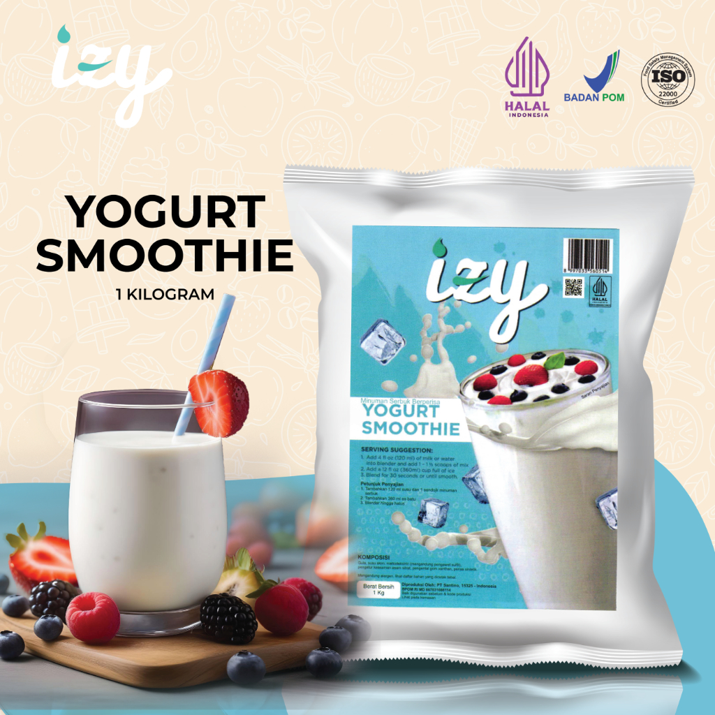 

Izy Powder Drink Yoghurt Smoothie - Bubuk Minuman Yogurt 1 Kg