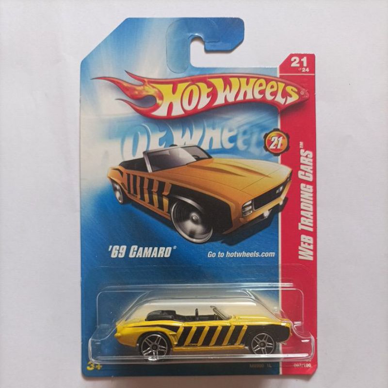 Hot Wheels 69 Camaro Kuning