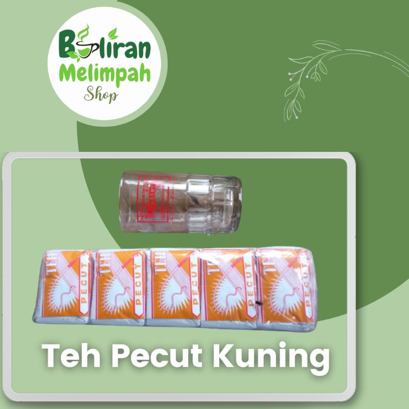 

Teh Pecut Kuning bonus gelas / Teh Pecut Gunungkidul / Teh angkringan