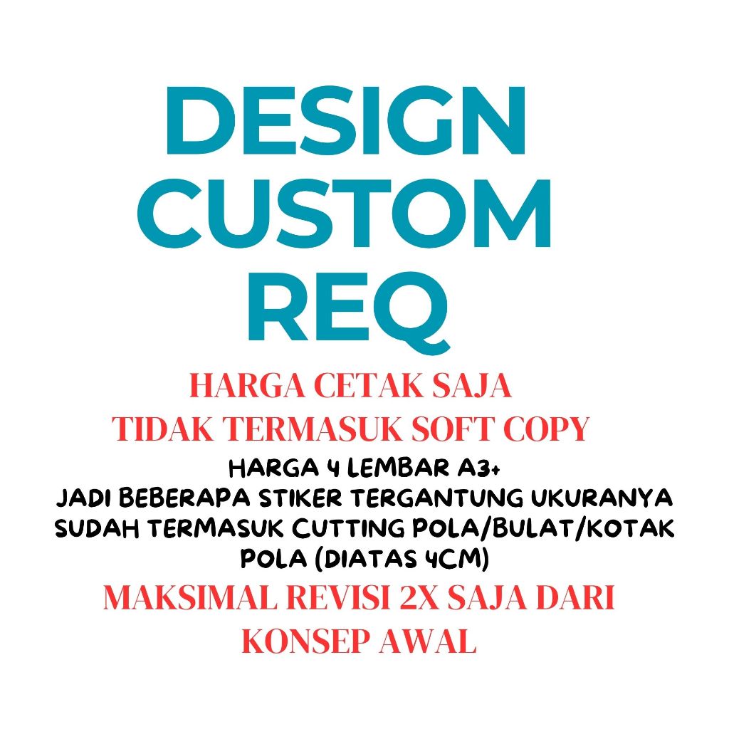 

CETAK STIKER DESIGN CUSTOM/REQ SESUAI PERMINTAAN