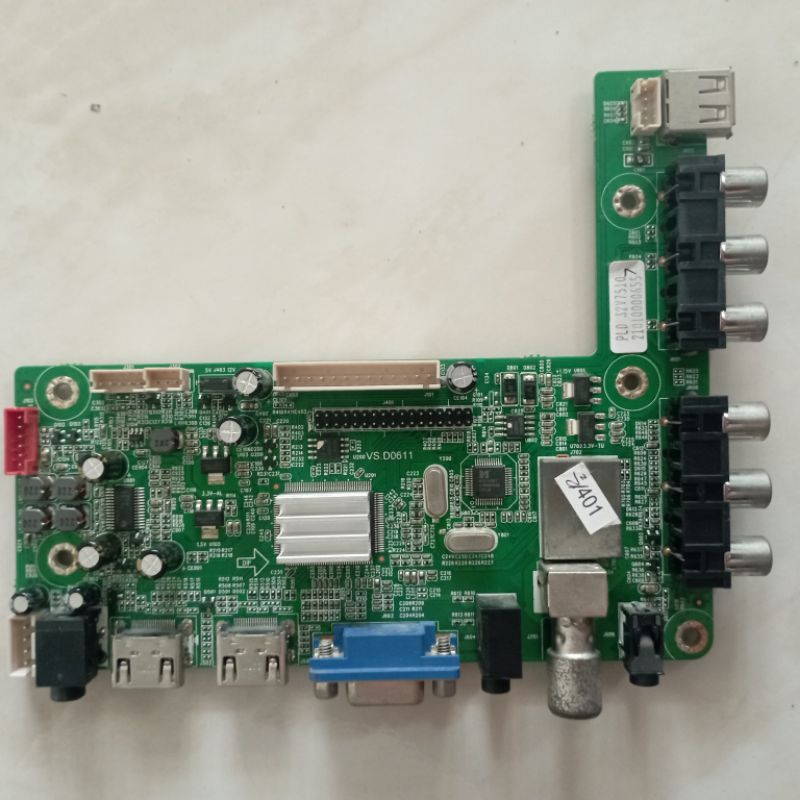 MB MOBO MAINBOARD MODULE MESIN TV POLYTRON PLD 32V7510/32V710B