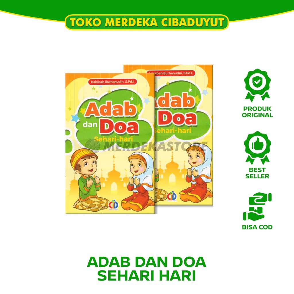Adab dan Doa Sehari hari | Buku Belajar Kumpulan Bacaan do'a Harian Lengkap untuk anak islam | 24 Ha