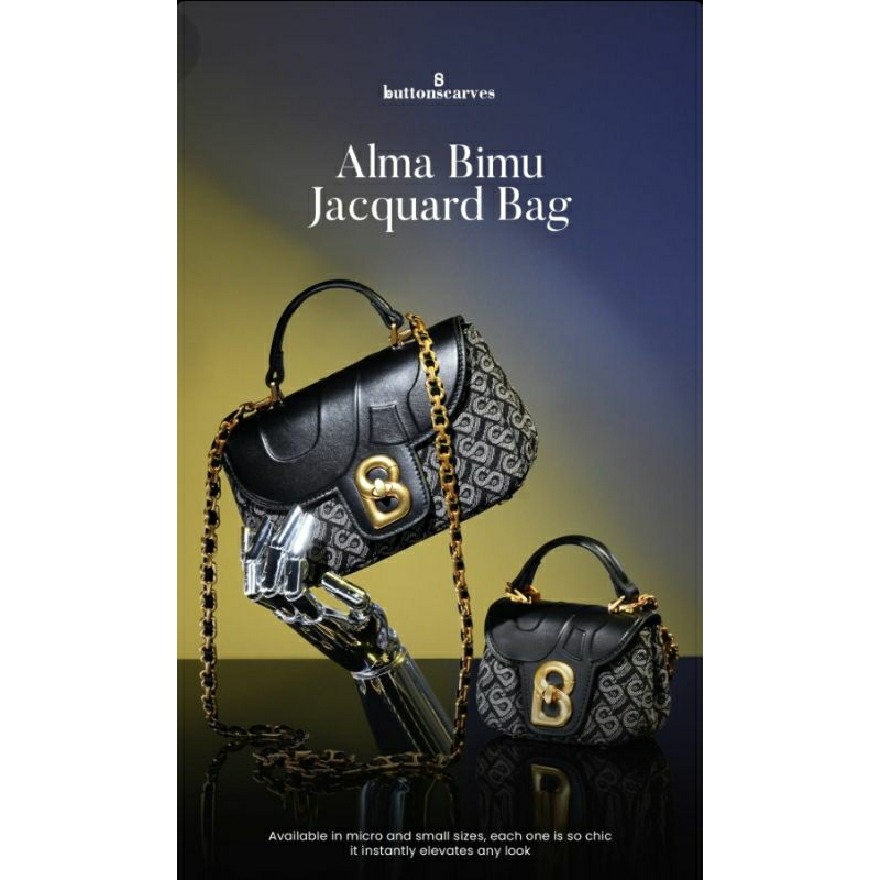 Alma Bimu Jacquard Buttonscarves